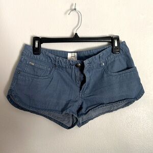 Obey - blue shorts size 28 y2k 314